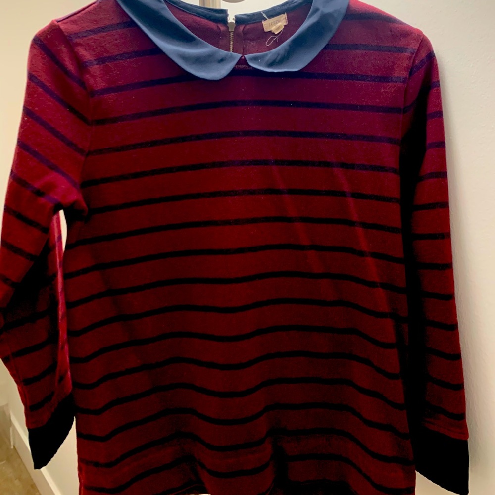 J Crew long sleeve top striped. Worn